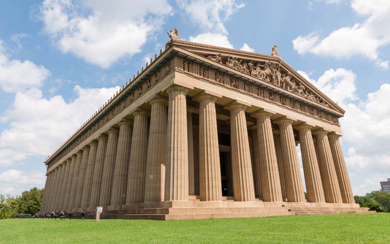 the parthenon | places to visit in tennessee