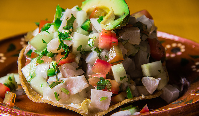 Ceviche delicacy