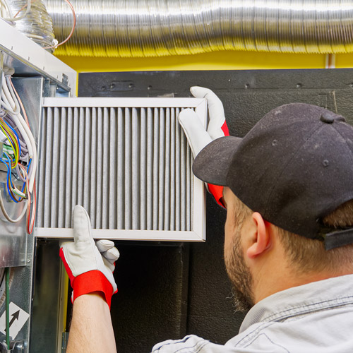 changing filter | ac maintenance in spring
