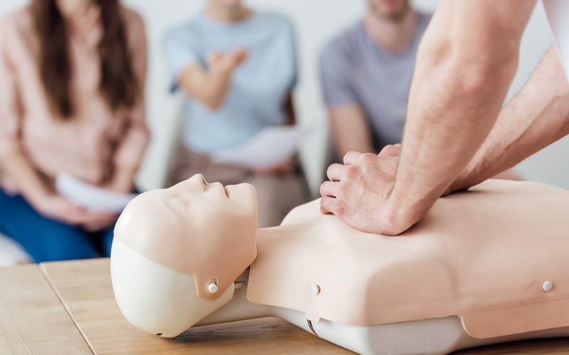 community CPR training program | cpr doll