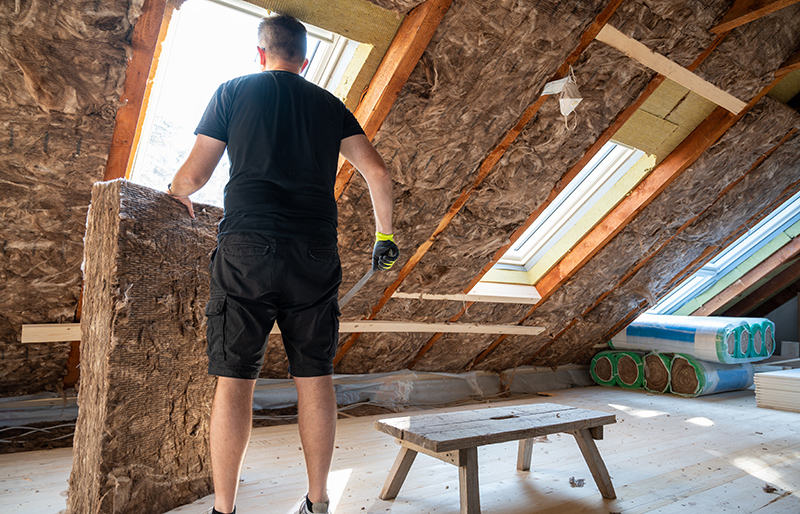 Insulating house Attic