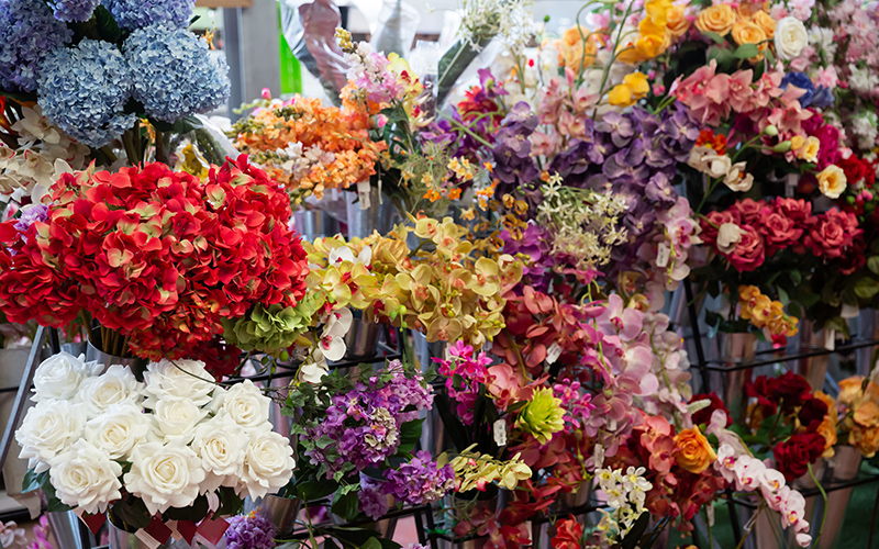 artificial flowers for spring
