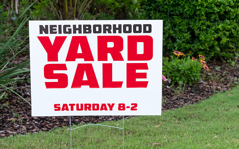 yard sale date