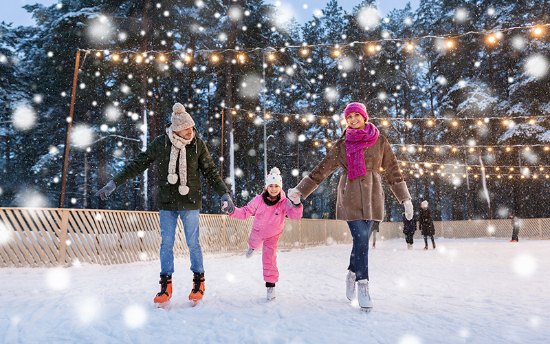 HOA Rink Ice Skating