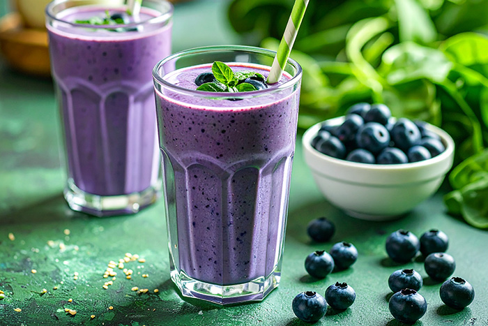 Blueberry Spinach Smoothie