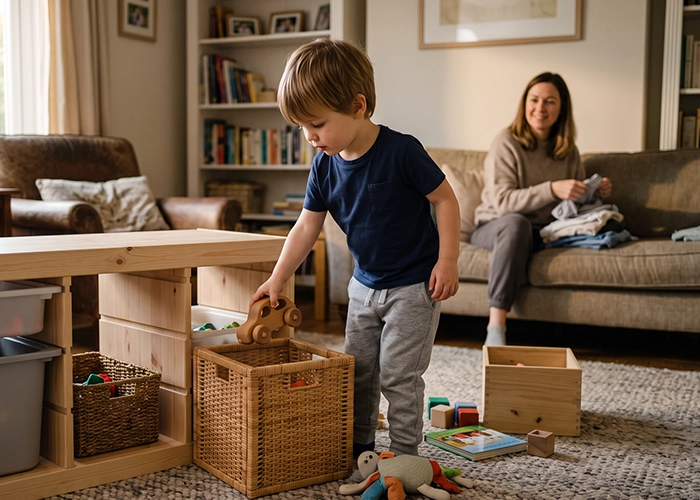 Kid-friendly home organization hacks